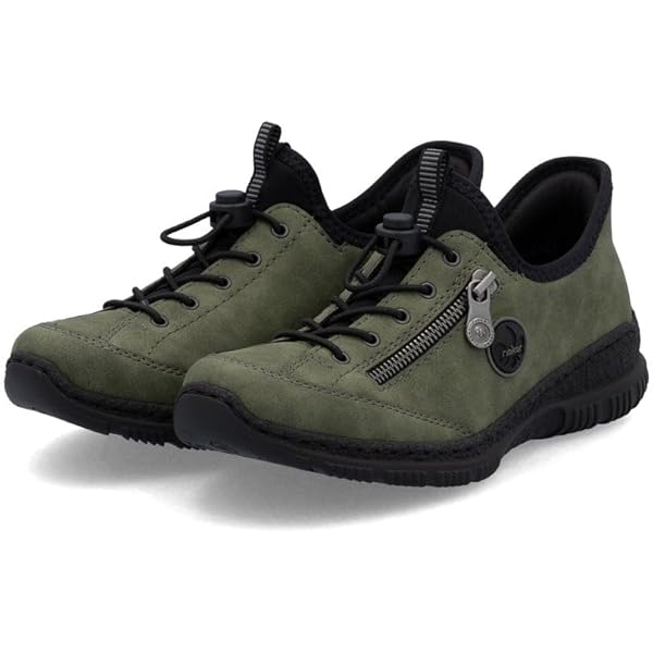 Amazon.com | Rieker Women's Moccasin Shoes, Black, 5 | Loafers